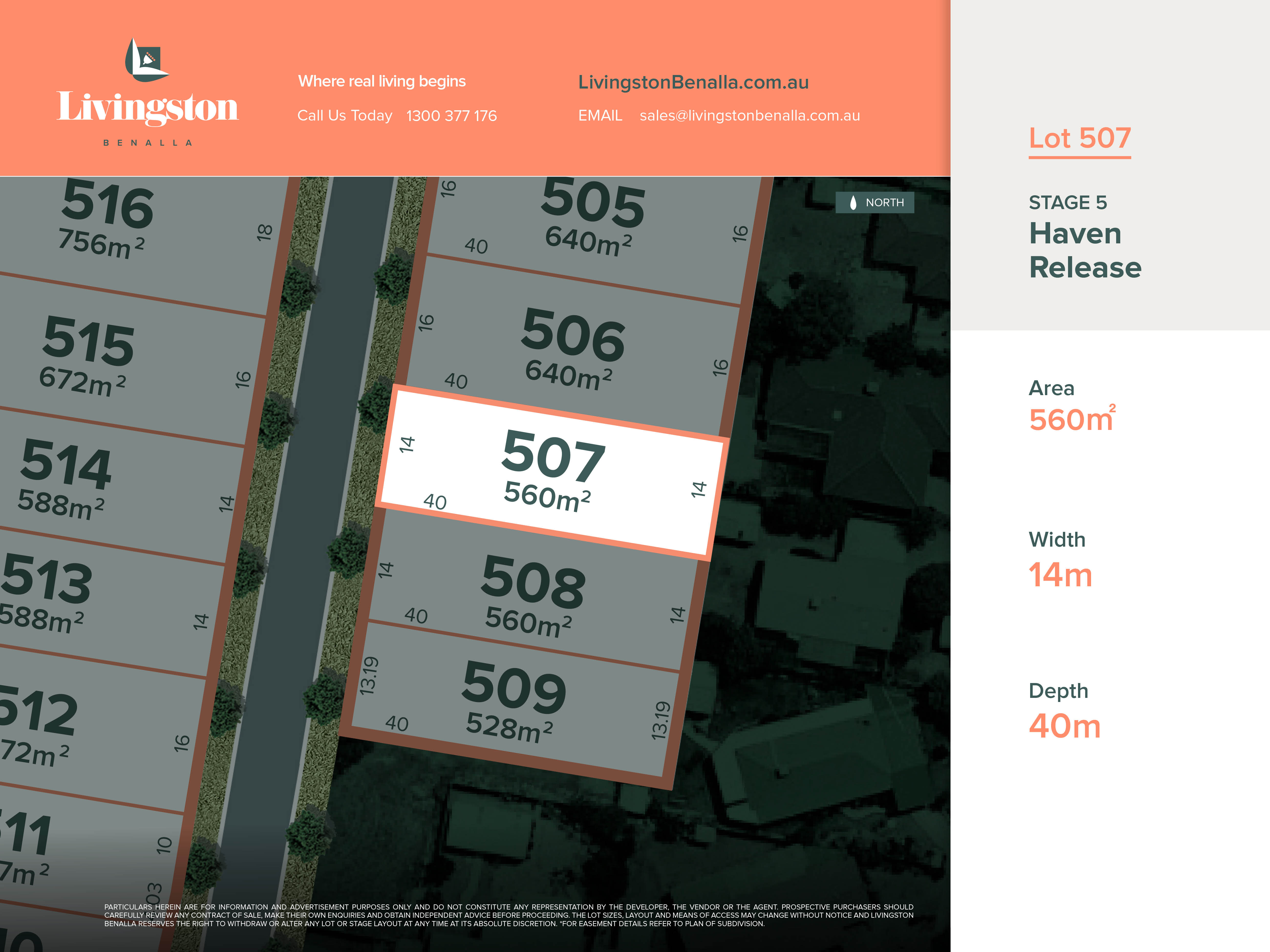 Livingston Estate - Benalla - Lot 507