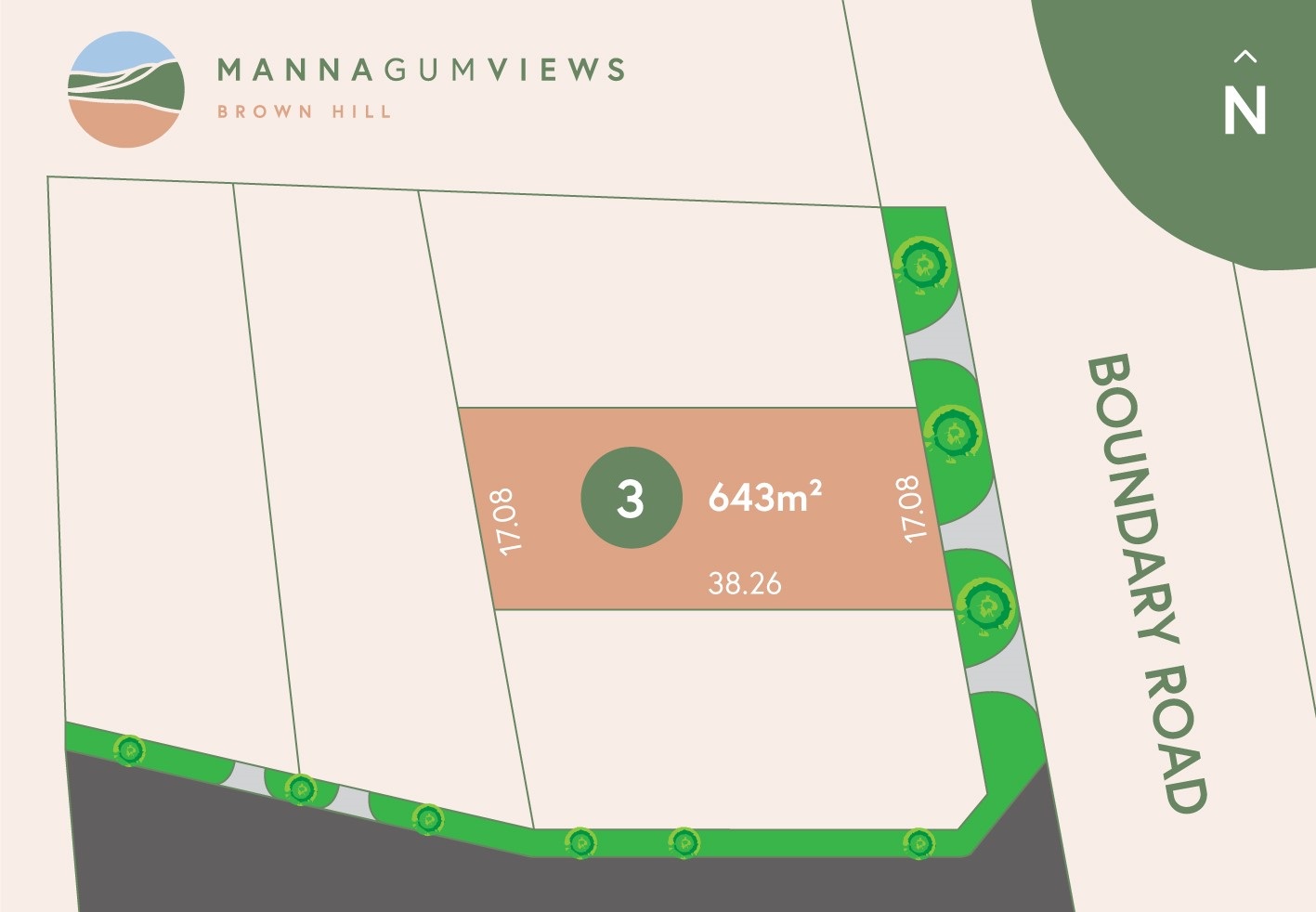 Manna Gum Views Estate - Brown Hill - Lot 3