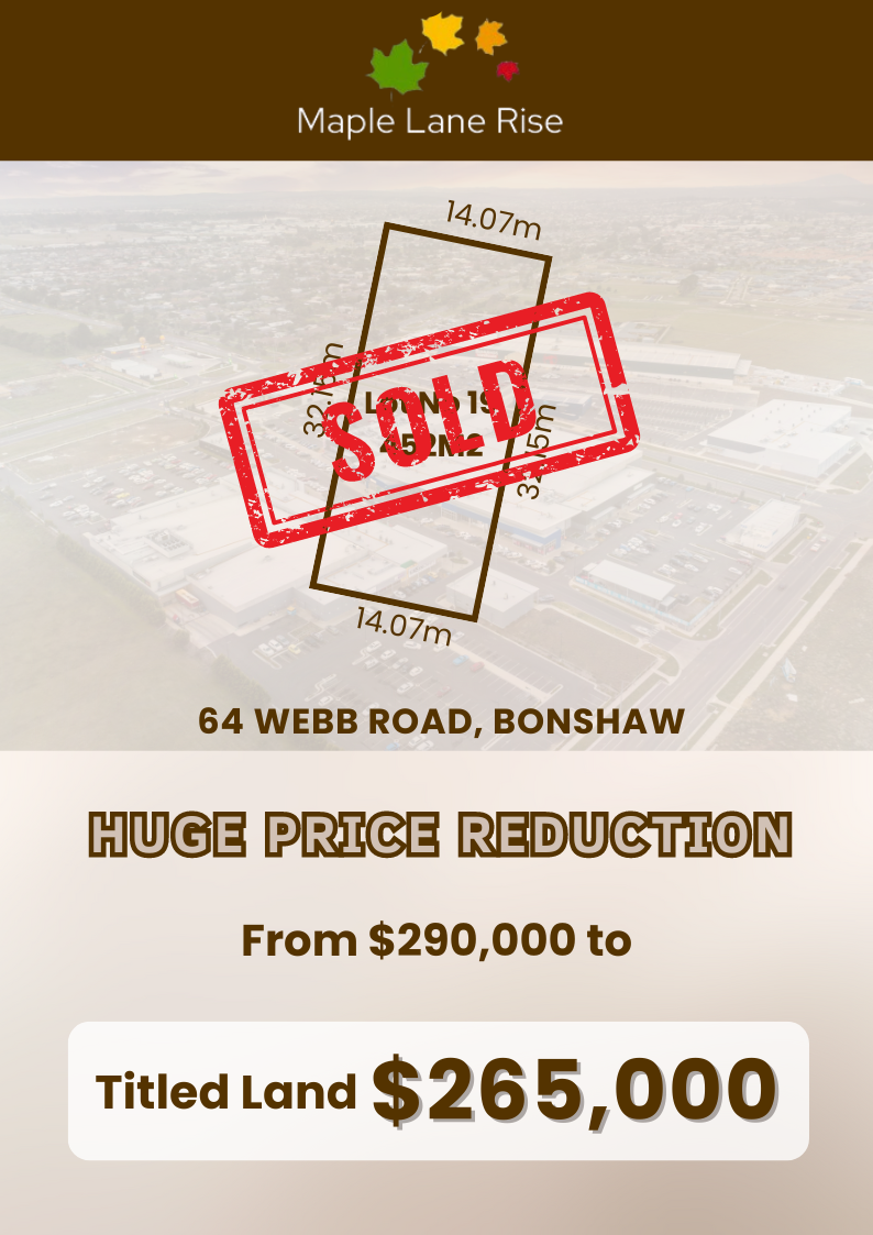 Maple Lane Rise Estate - Bonshaw - Lot 19