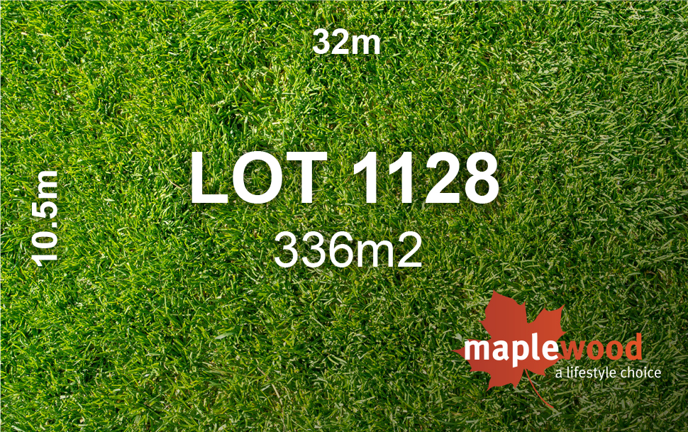 Maplewood Estate - Melton South - Lot TITLED - 1128 - 336m2 - Regular North Facing Release Map