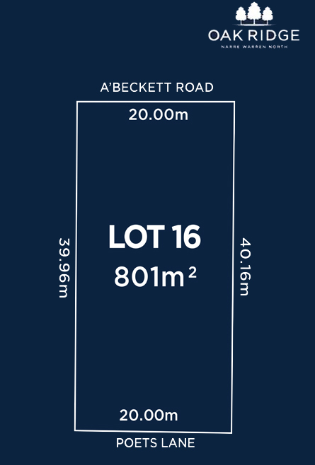 Oak Ridge Estate - Narre Warren North - Lot Lot 16
