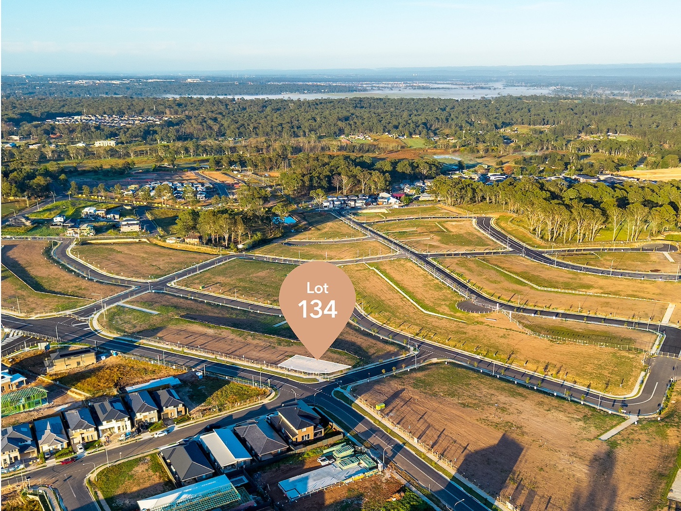 River Oaks Estate - Oakville - Lot 134 Aerial