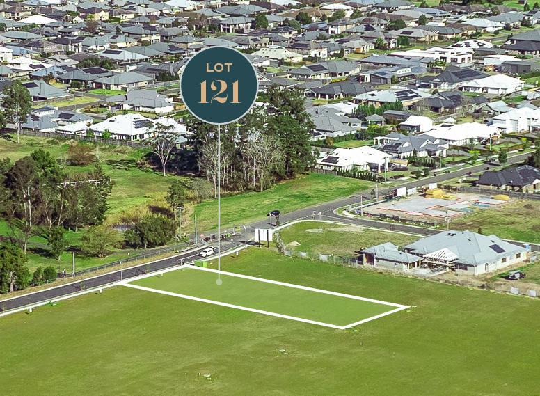 Rivière - Pitt Town - Lot 121 Aerial