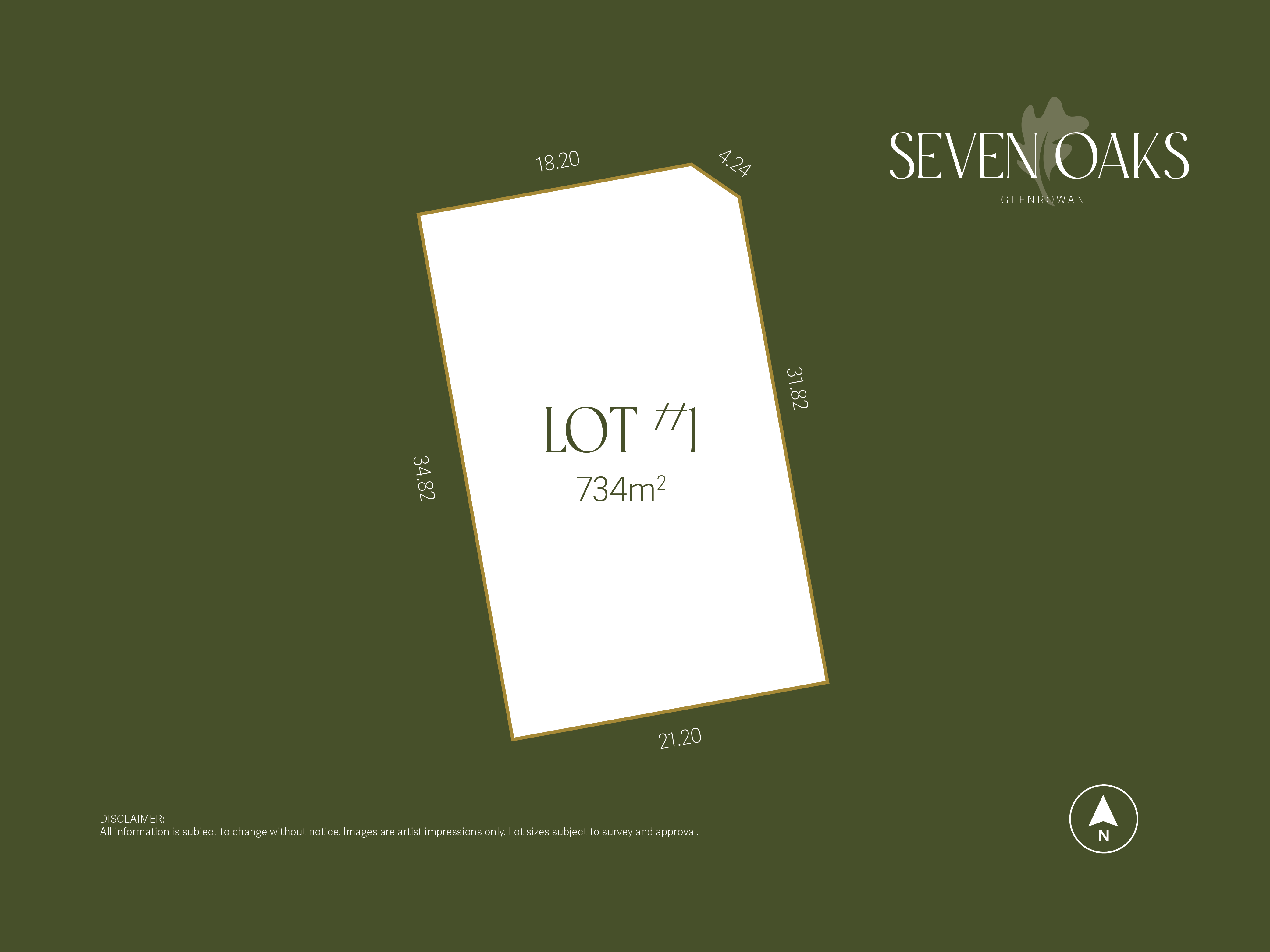 Seven Oaks Estate - Glenrowan - Lot 1