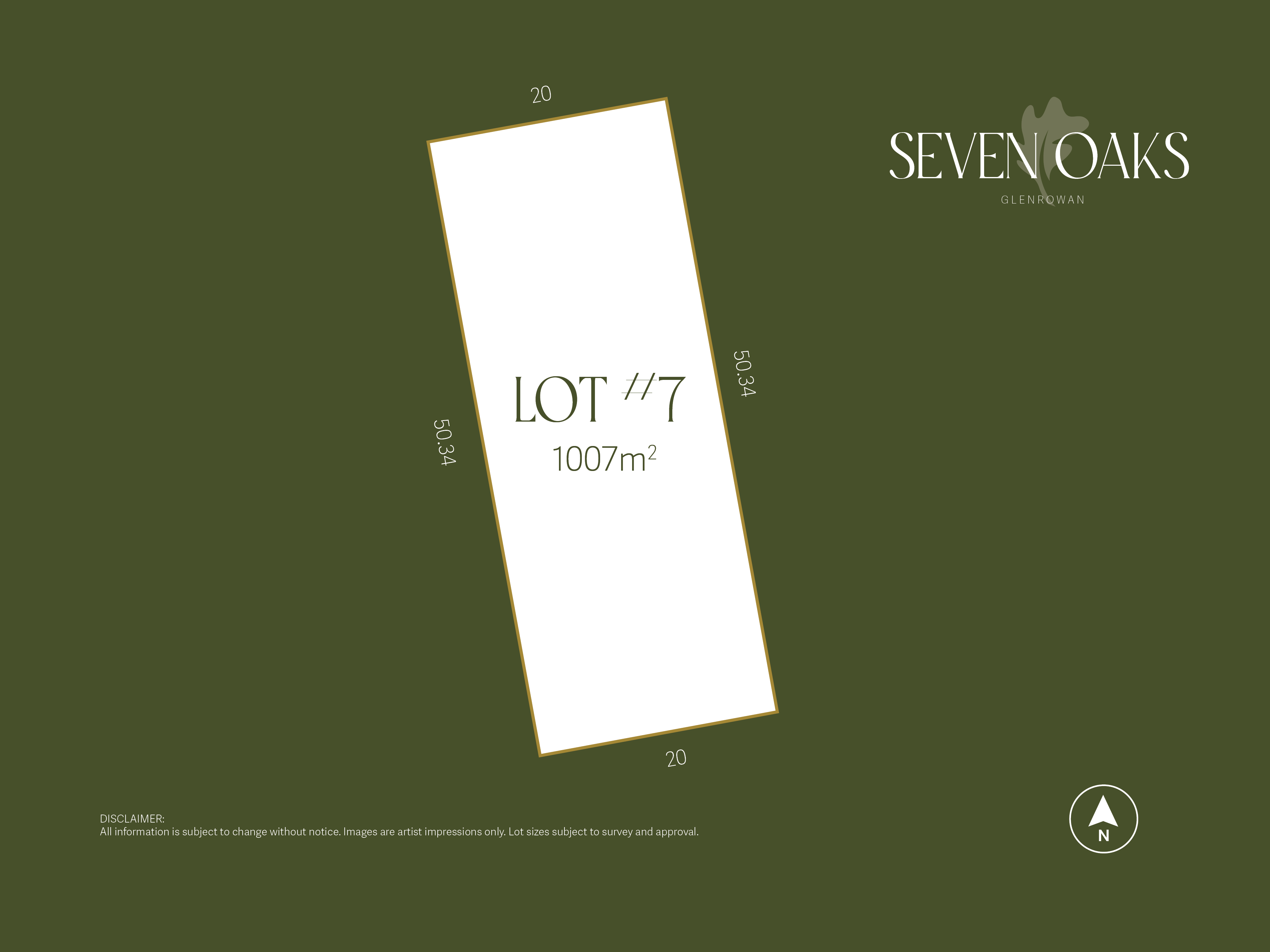 Seven Oaks Estate - Glenrowan - Lot 7