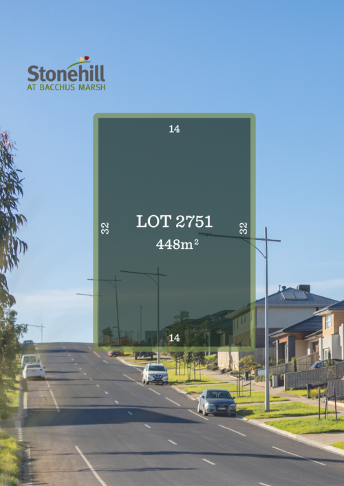 Stonehill in Bacchus Marsh Estate - Maddingley - Lot 2751