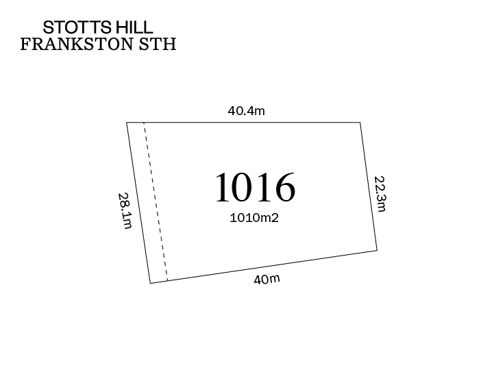 Stotts Hill Estate - Frankston South - Lot 1016