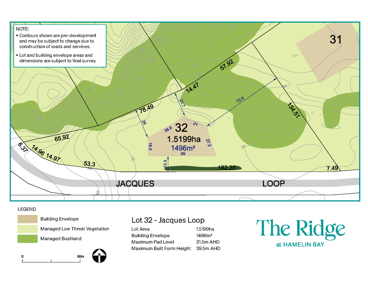 The Ridge at Hamelin Bay Estate - Hamelin Bay - Lot 32