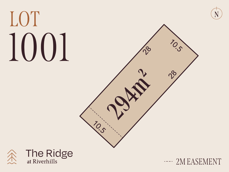 The Ridge at Riverhills Estate - South Morang - Wollert - Lot 1001