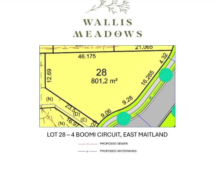 Wallis Meadows Estate - East Maitland - Lot 28
