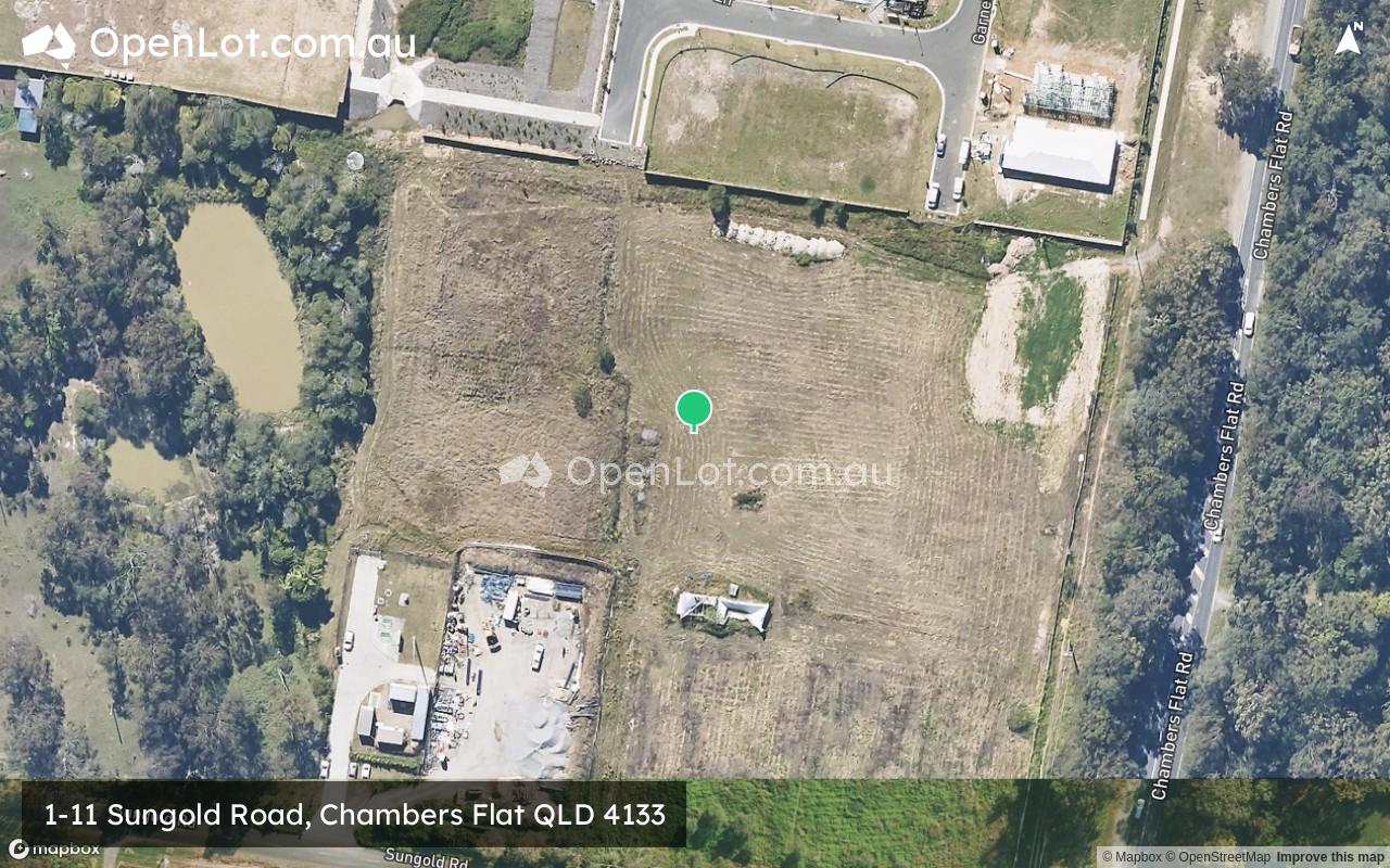 Satellite image for 1-11 Sungold Road, Chambers Flat QLD 4133