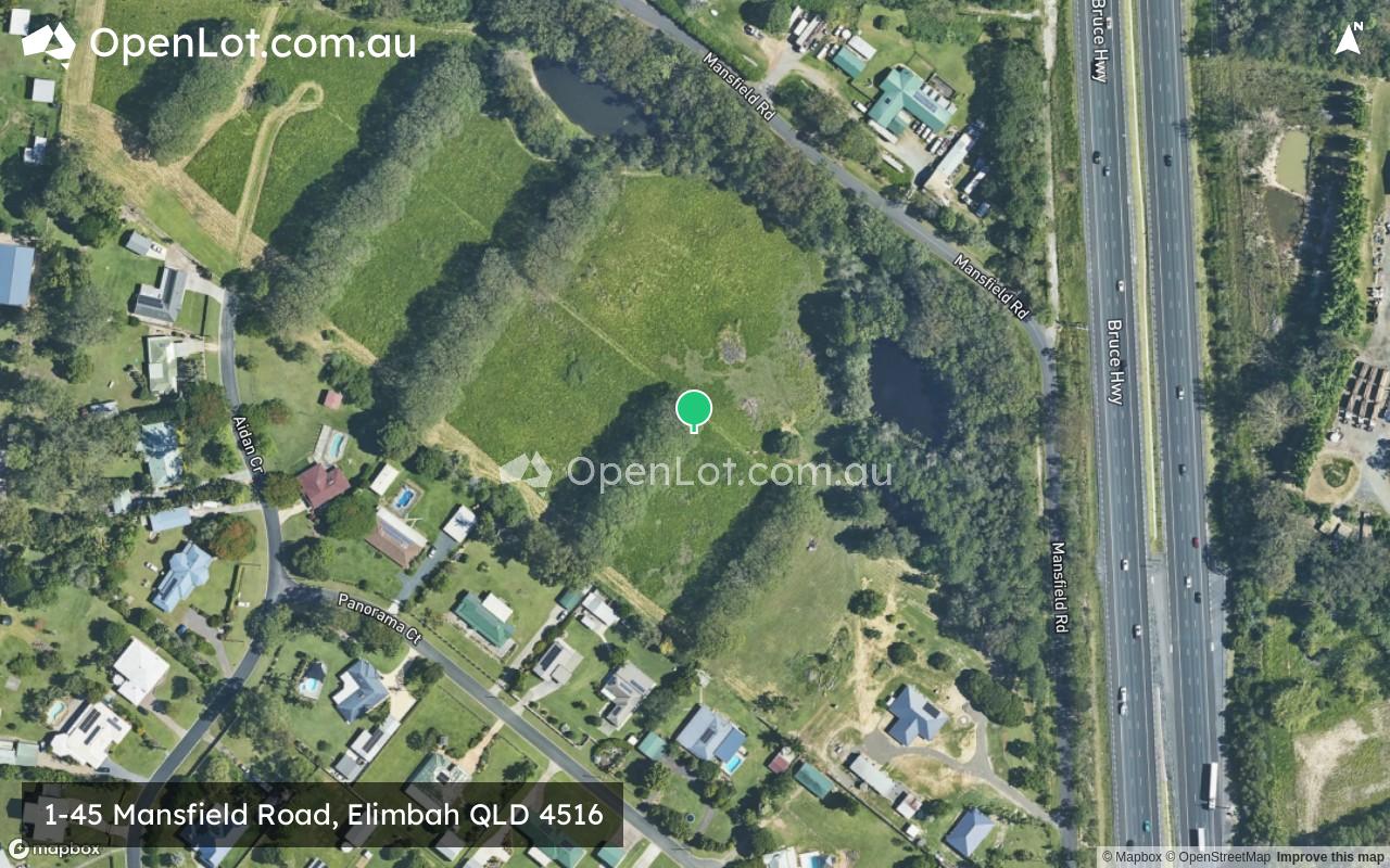 Satellite image for 1-45 Mansfield Road, Elimbah QLD 4516