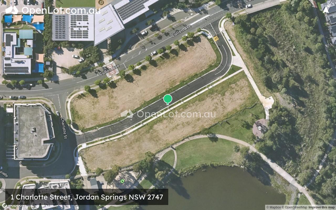 Satellite image for 1 Charlotte Street, Jordan Springs NSW 2747