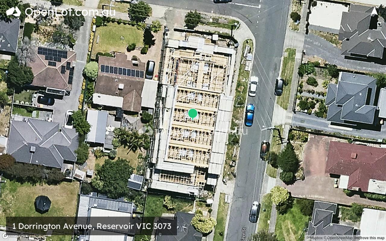 Satellite image for 1 Dorrington Avenue, Reservoir VIC 3073