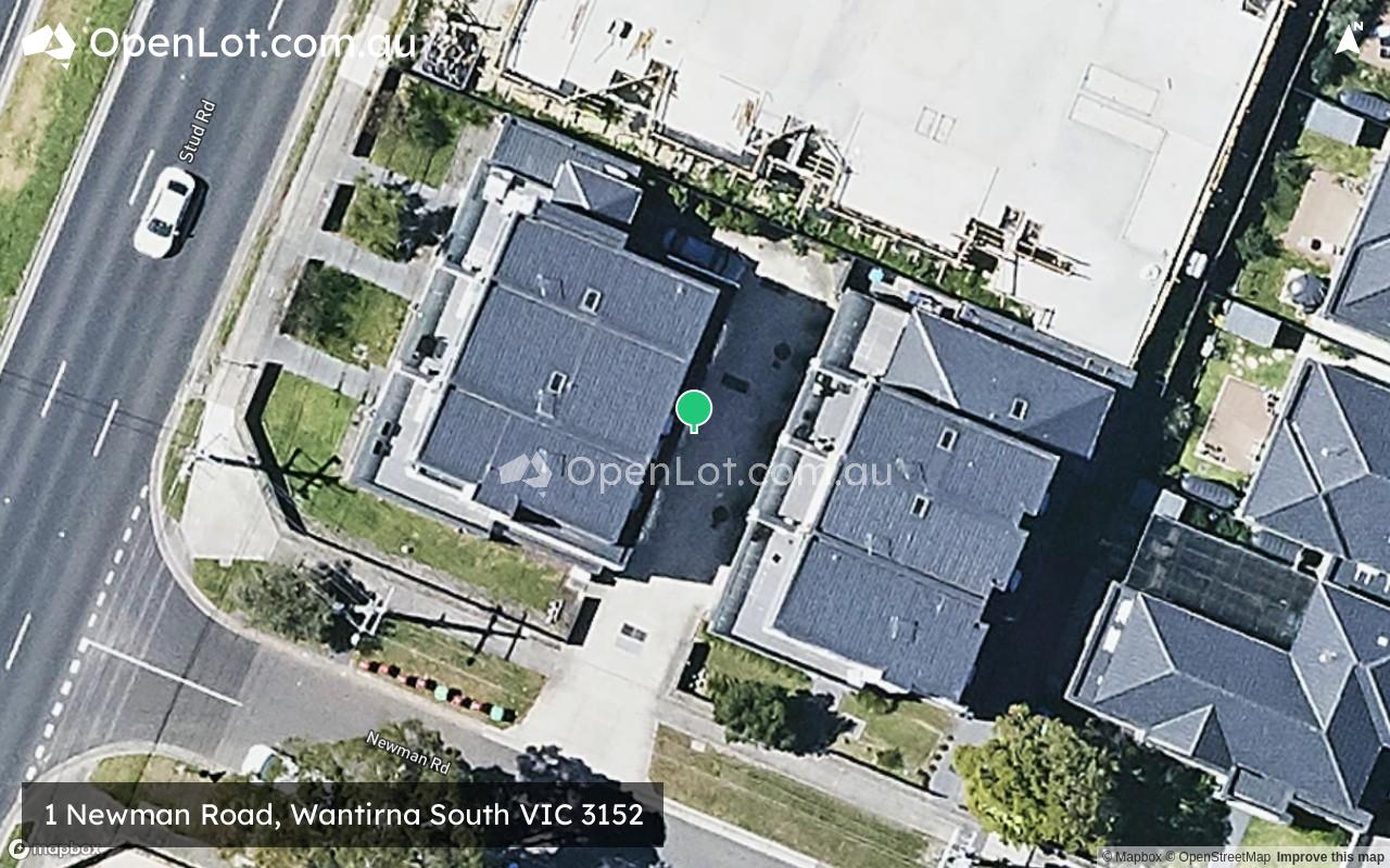 Satellite image for 1 Newman Road, Wantirna South VIC 3152