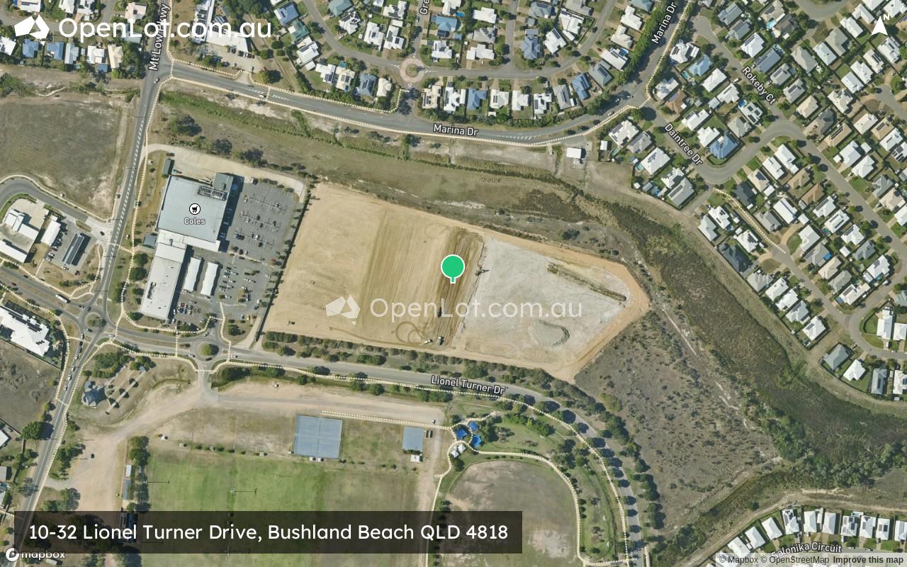 Satellite image for 10-32 Lionel Turner Drive, Bushland Beach QLD 4818