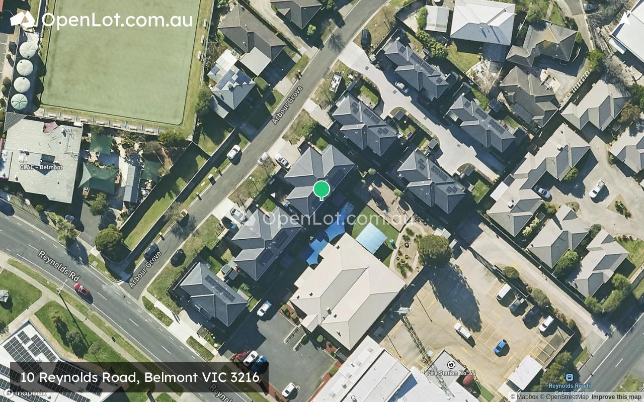 Satellite image for 10 Reynolds Road, Belmont VIC 3216