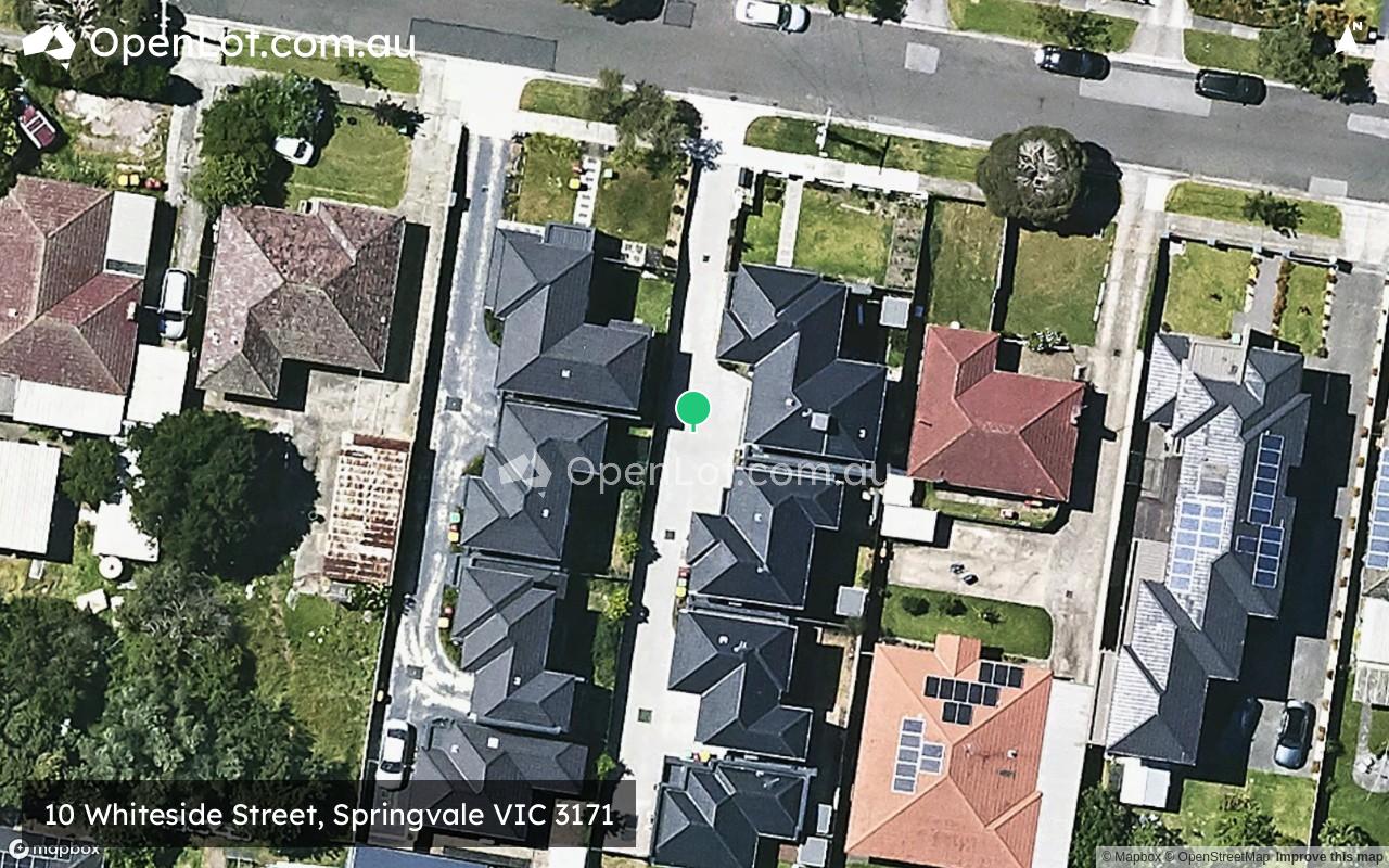 Satellite image for 10 Whiteside Street, Springvale VIC 3171