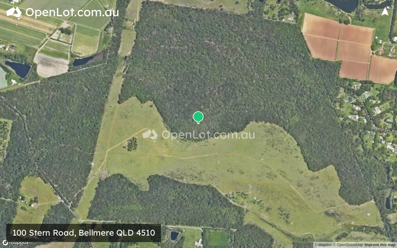 Satellite image for 100 Stern Road, Bellmere QLD 4510