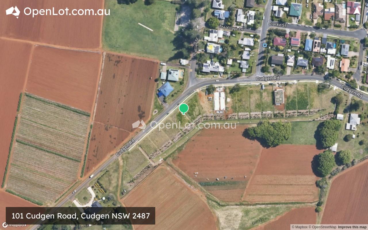 Satellite image for 101 Cudgen Road, Cudgen NSW 2487