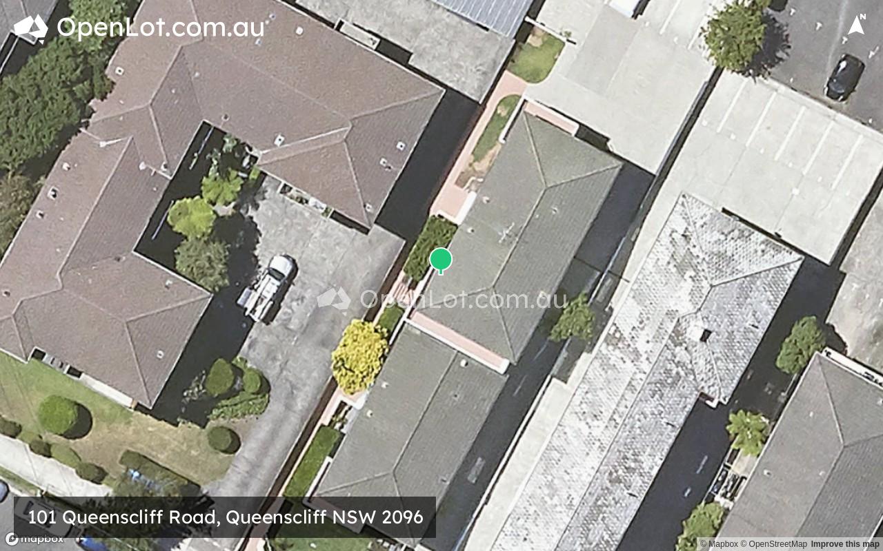 Satellite image for 101 Queenscliff Road, Queenscliff NSW 2096