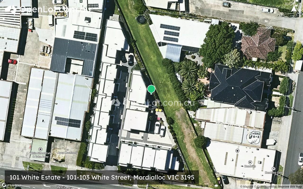 Satellite image for 101 White Estate - 101-103 White Street, Mordialloc VIC 3195