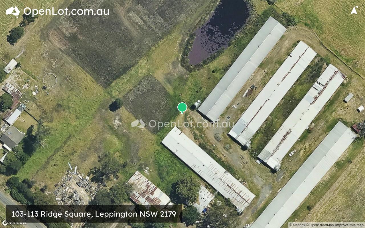 Satellite image for 103-113 Ridge Square, Leppington NSW 2171
