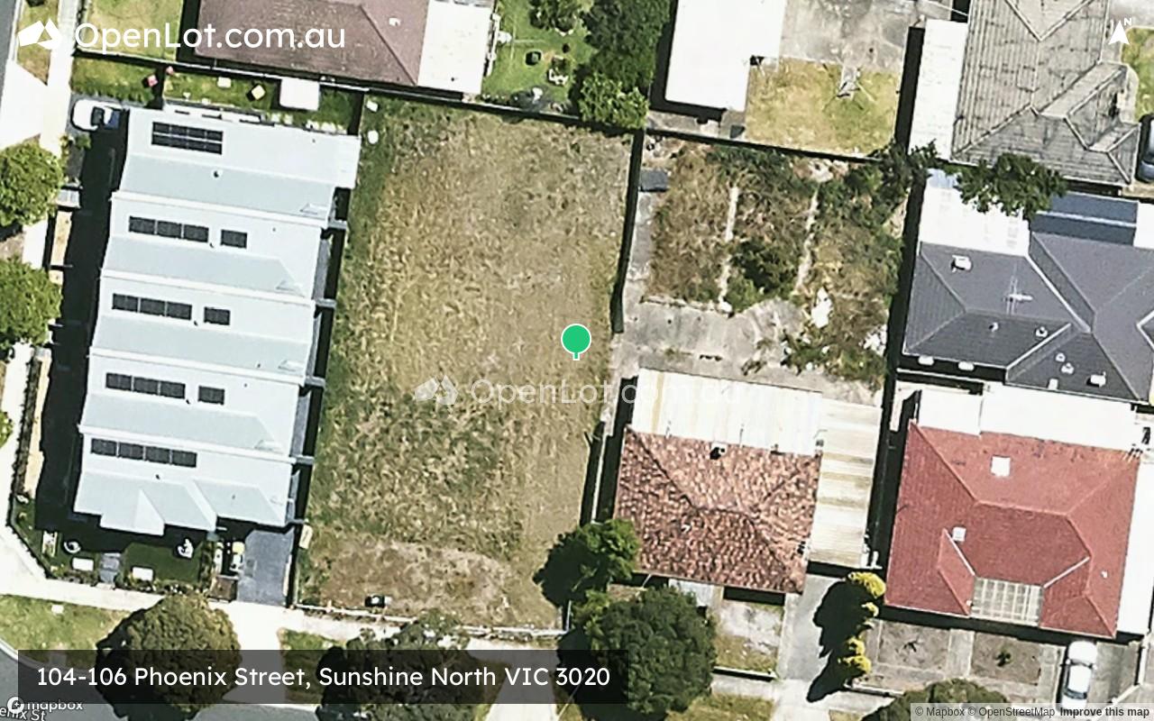 Satellite image for 104-106 Phoenix Street, Sunshine North VIC 3020