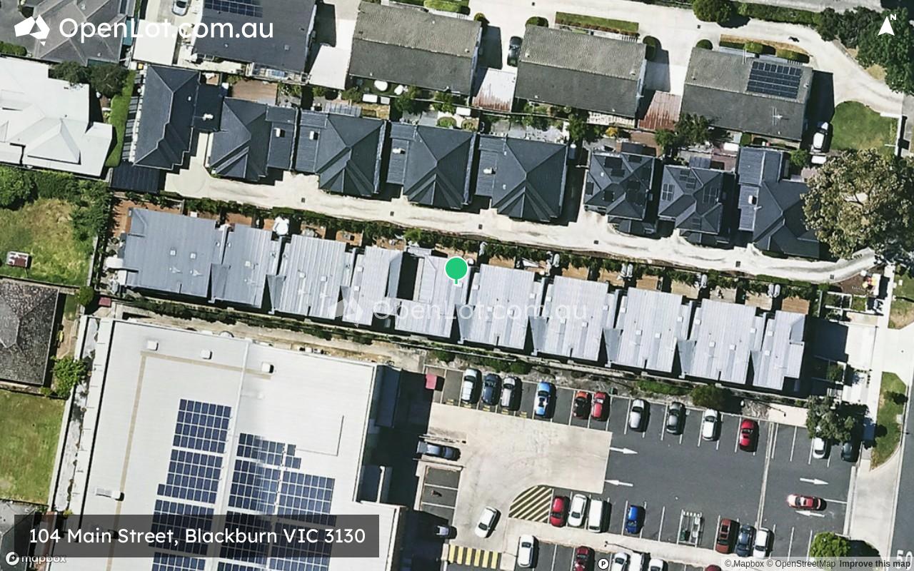Satellite image for 104 Main Street, Blackburn VIC 3130