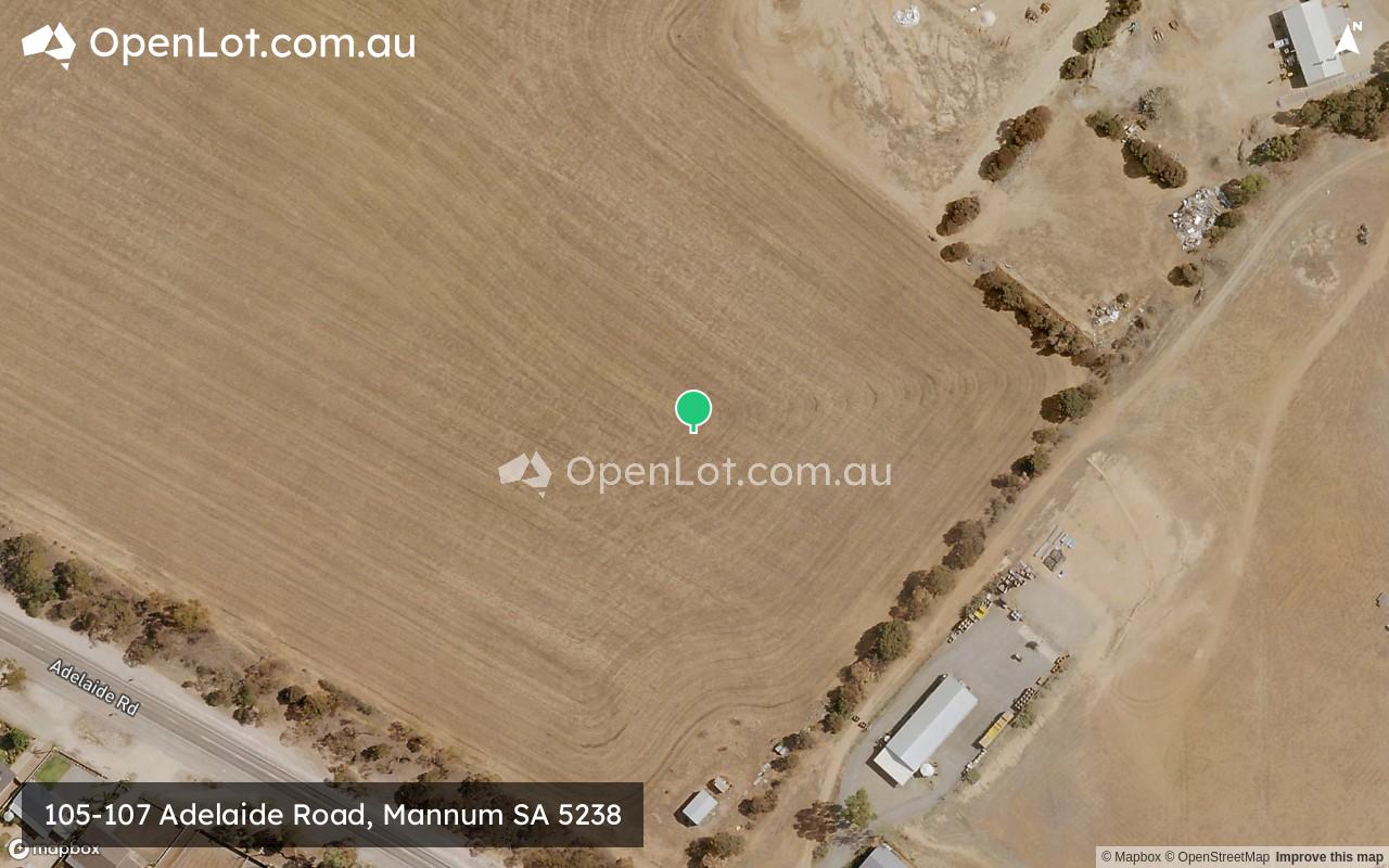 Satellite image for 105-107 Adelaide Road, Mannum SA 5238
