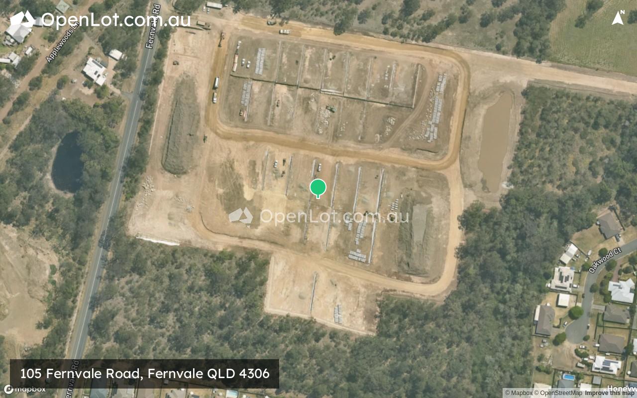 Satellite image for 105 Fernvale Road, Fernvale QLD 4306