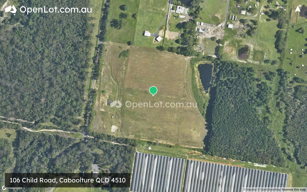 Satellite image for 106 Child Road, Caboolture QLD 4510