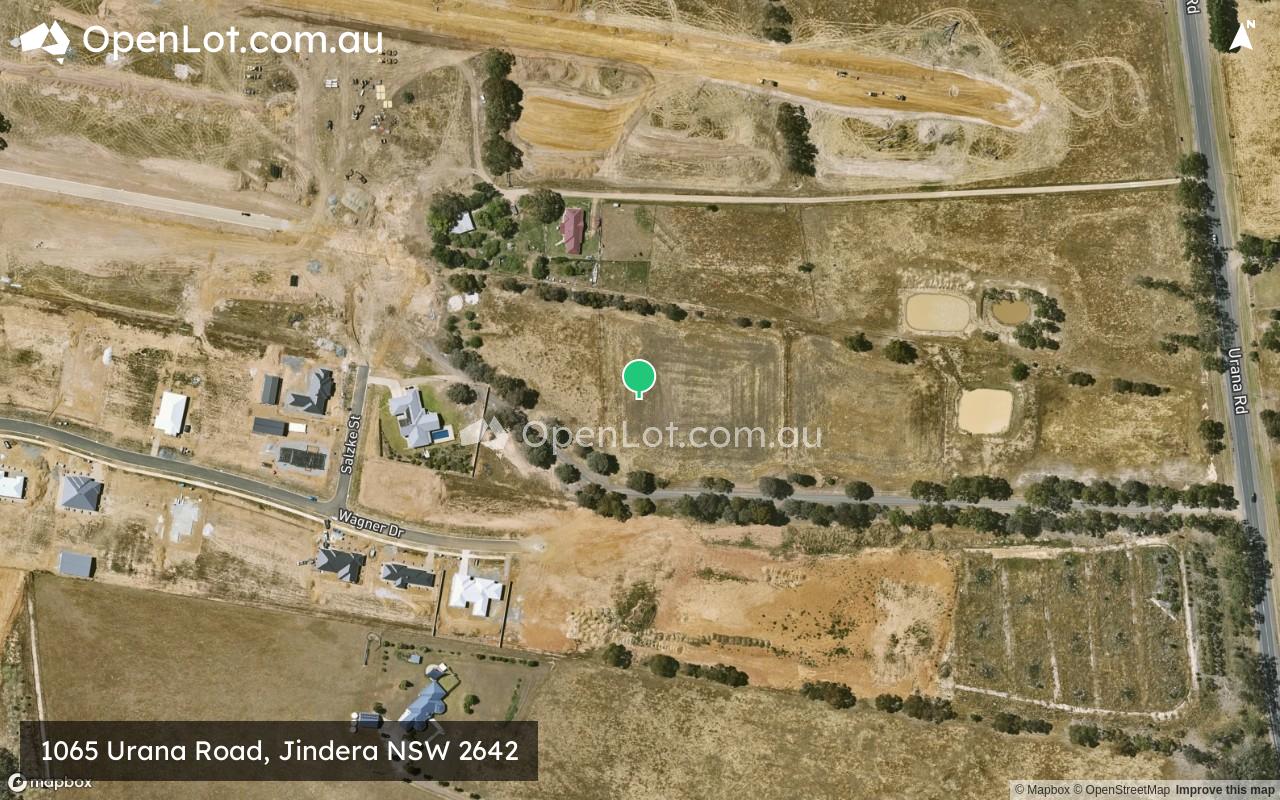 Satellite image for 1065 Urana Road, Jindera NSW 2642