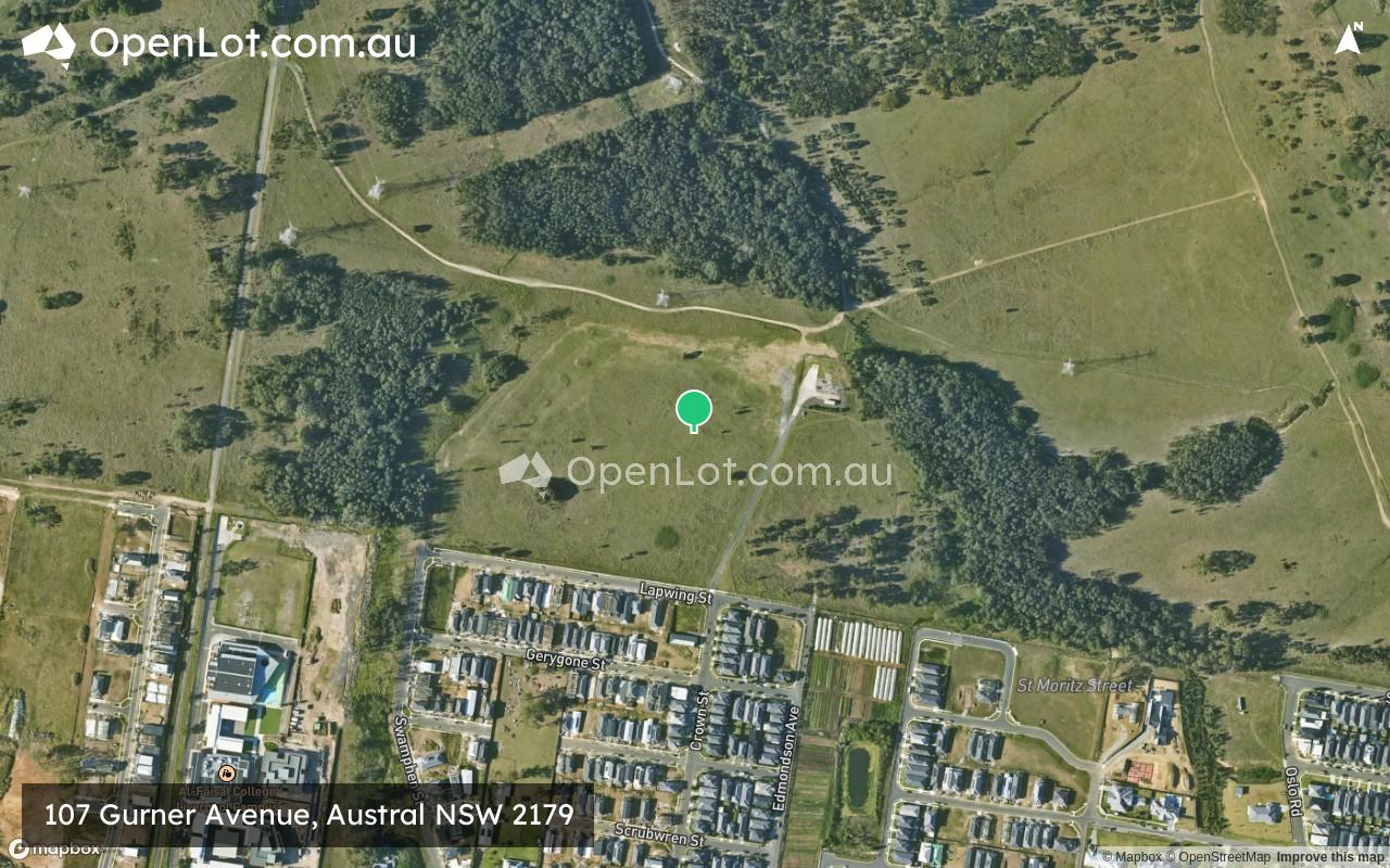 Satellite image for 107 Gurner Avenue, Austral NSW 2179