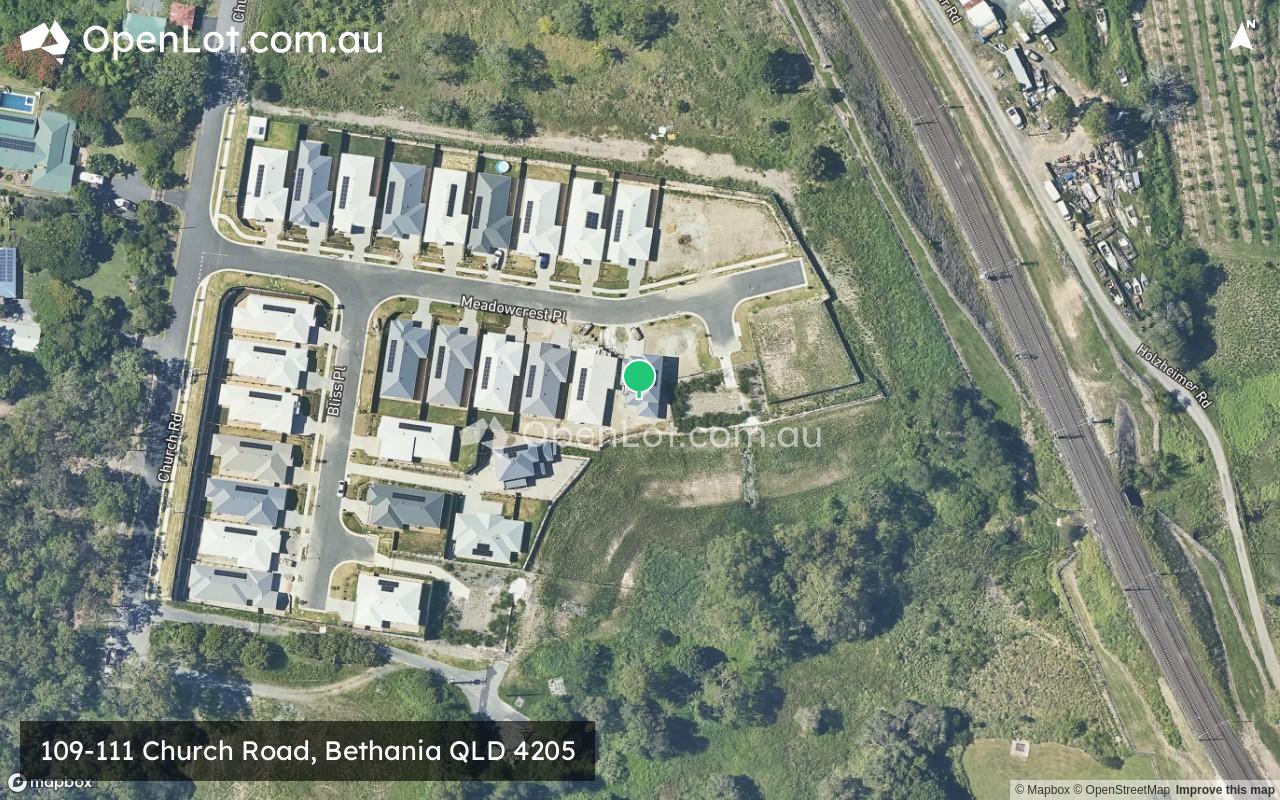 Satellite image for 109-111 Church Road, Bethania QLD 4205