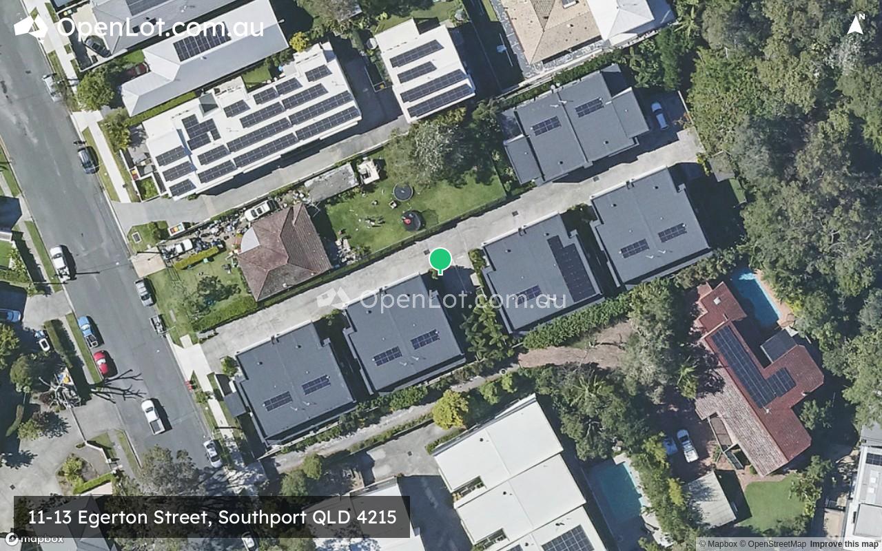 Satellite image for 11-13 Egerton Street, Southport QLD 4215