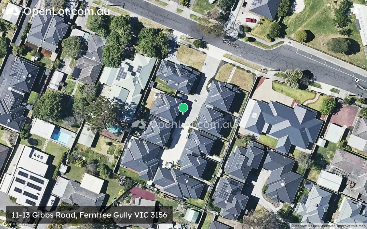 Satellite image for 11-13 Gibbs Road, Ferntree Gully VIC 3156