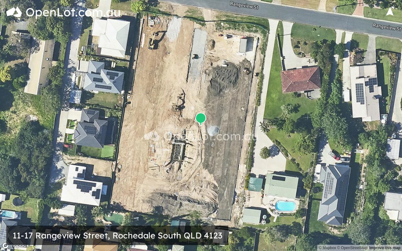 Satellite image for 11-17 Rangeview Street, Rochedale South QLD 4123