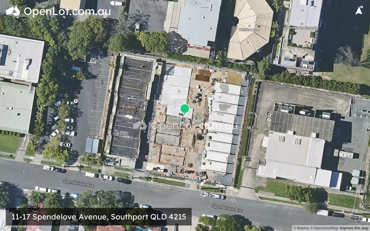 Satellite image for 11-17 Spendelove Avenue, Southport QLD 4215