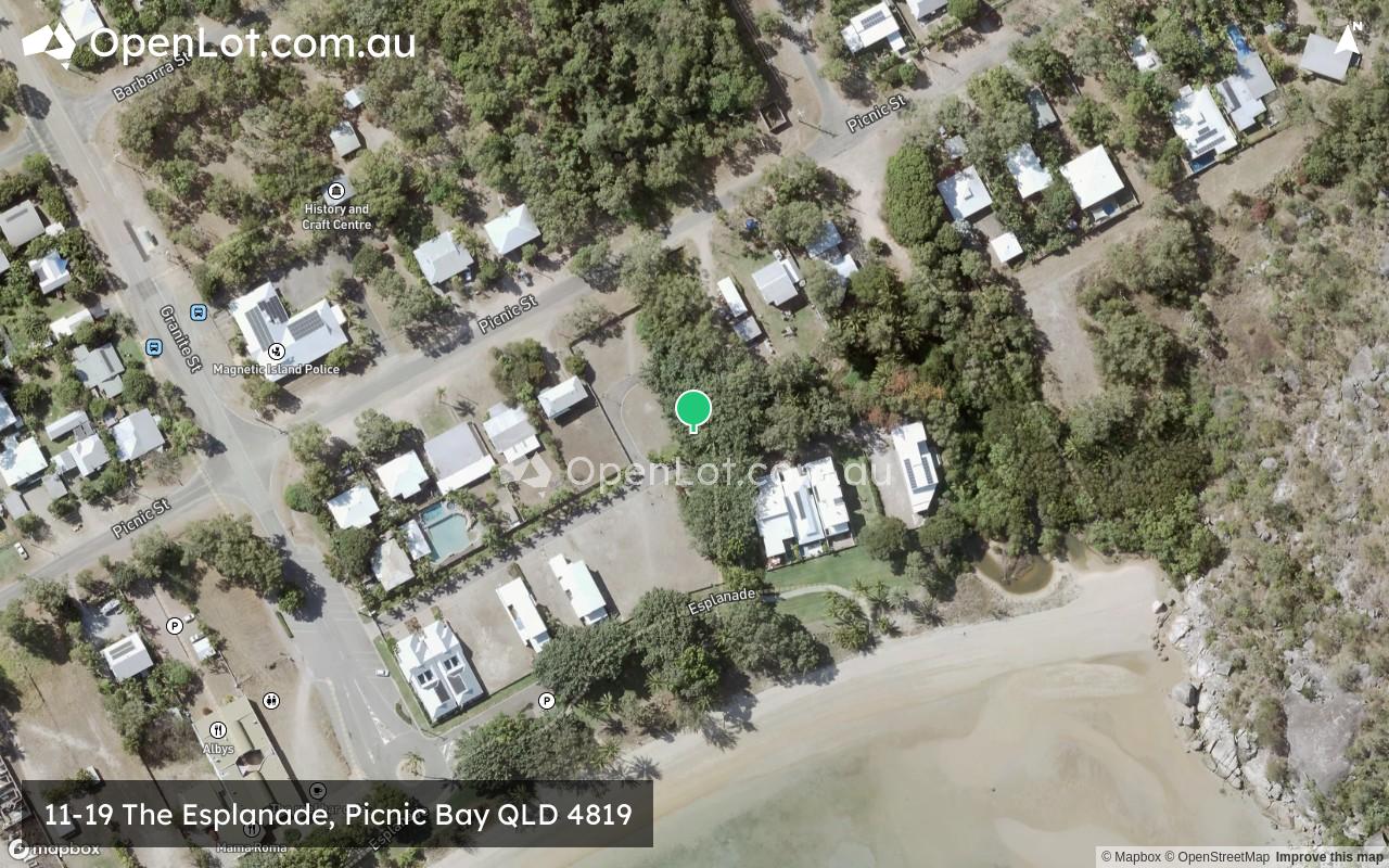 Satellite image for 11-19 The Esplanade, Picnic Bay QLD 4819