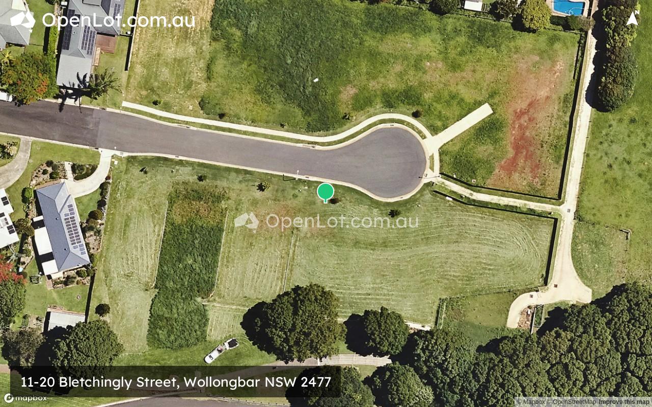 Satellite image for 11-20 Bletchingly Street, Wollongbar NSW 2477