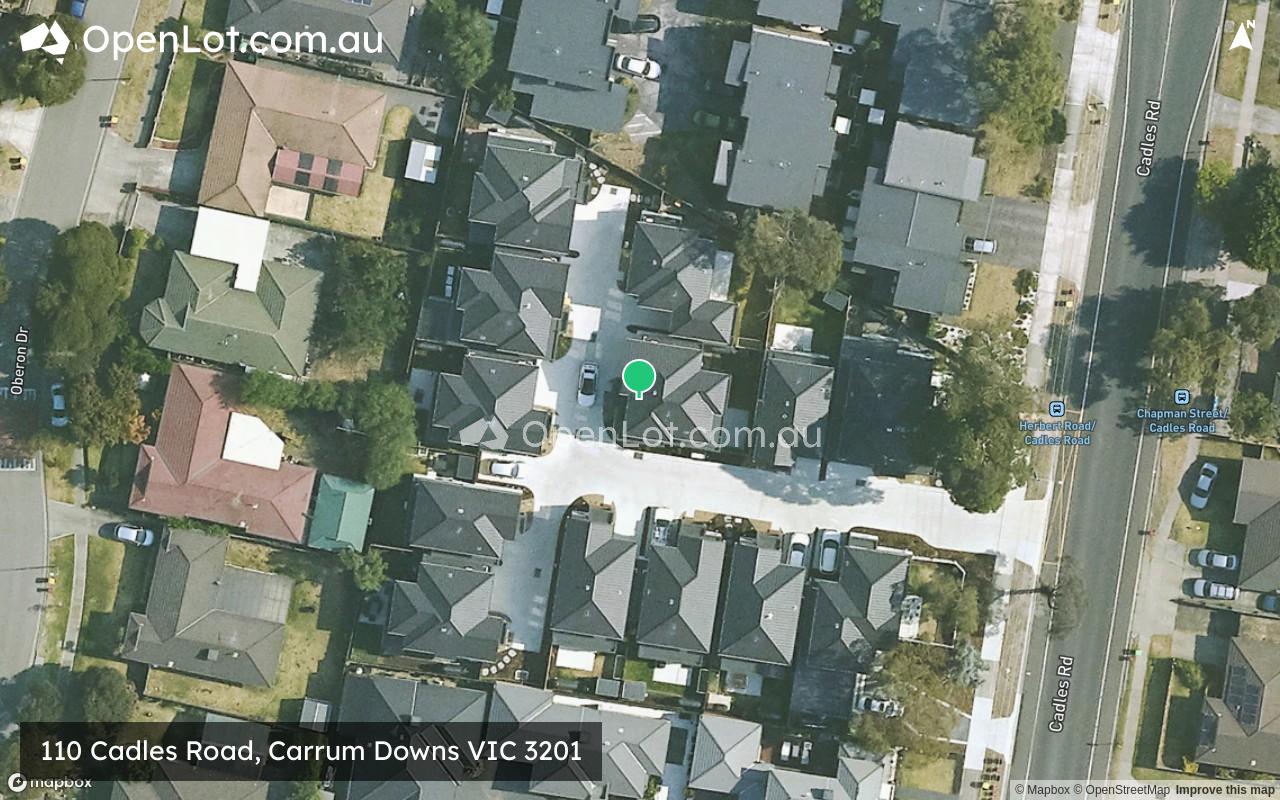 Satellite image for 110 Cadles Road, Carrum Downs VIC 3201
