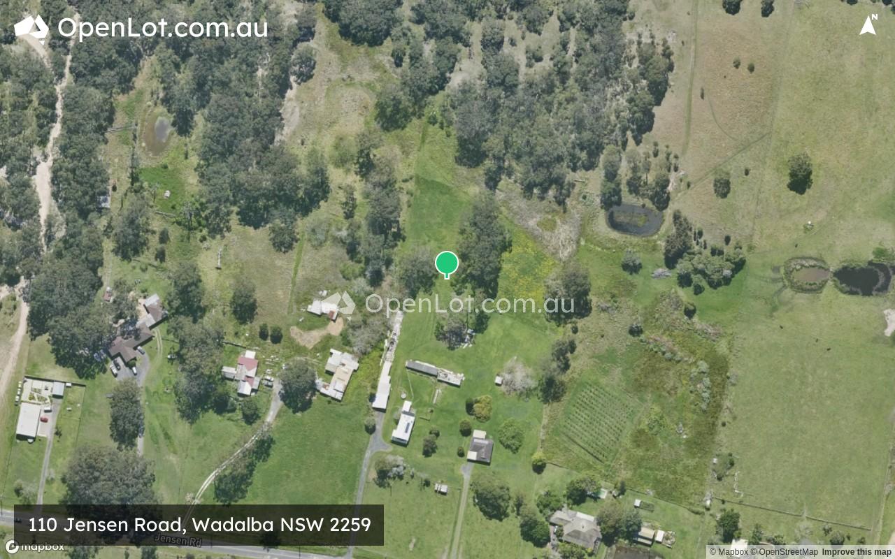 Satellite image for 110 Jensen Road, Wadalba NSW 2259