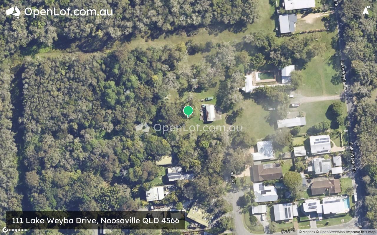 Satellite image for 111 Lake Weyba Drive, Noosaville QLD 4566