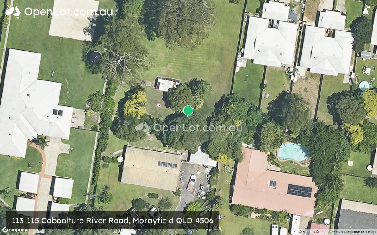 Satellite image for 113-115 Caboolture River Road, Morayfield QLD 4506