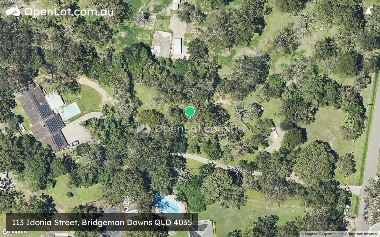 Satellite image for 113 Idonia Street, Bridgeman Downs QLD 4035