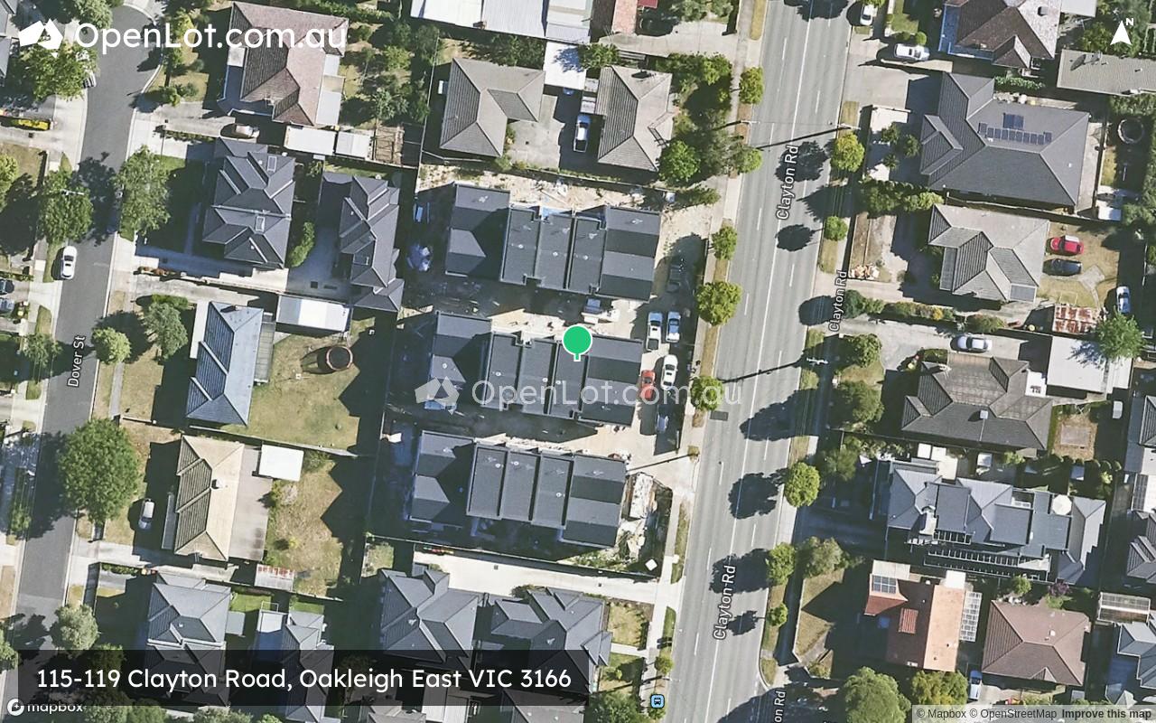 Satellite image for 115-119 Clayton Road, Oakleigh East VIC 3166