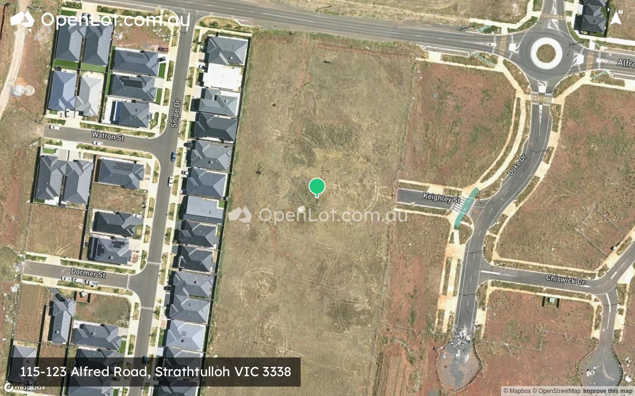 Satellite image for 115-123 Alfred Road, Strathtulloh VIC 3338