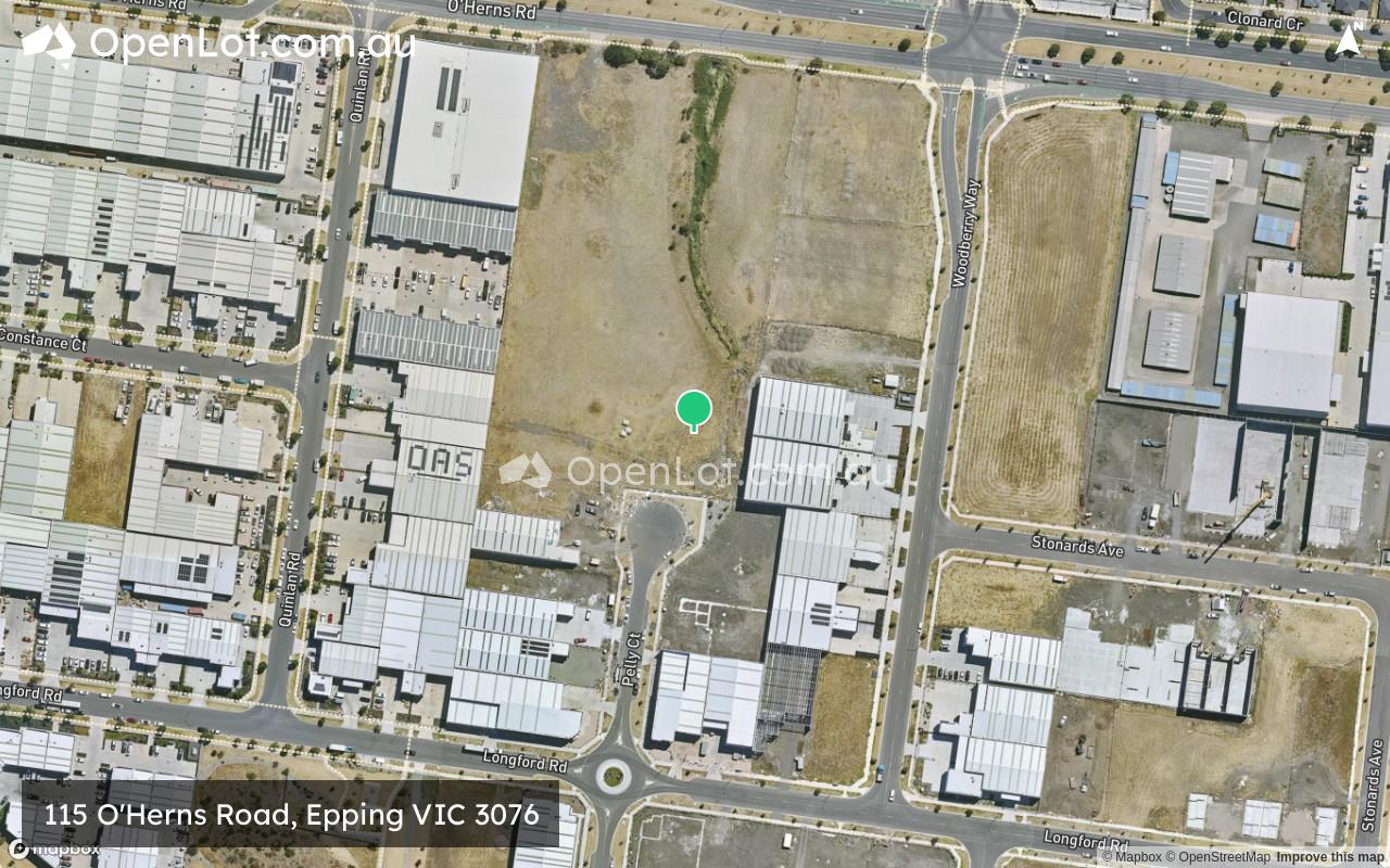 Satellite image for 115 O'Herns Road, Epping VIC 3076
