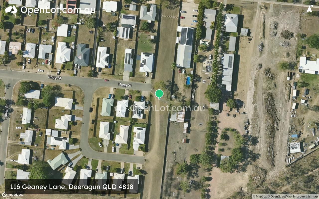 Satellite image for 116 Geaney Lane, Deeragun QLD 4818